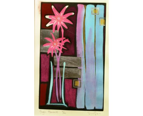 SIMON BULL SIGNED PRINT MAGIC MOMENTS 4/300 H45CM W29CM
