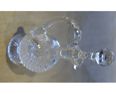 CUT GLASS DECANTER WITH STOPPER H32 WITH STOPPER