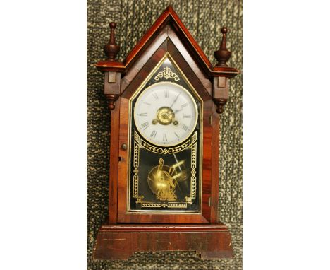 AMERICAN MANTEL CLOCK H45CM W26CM D12CM