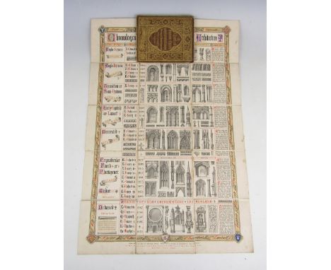 Francis Bedford (1816-1894), A Chart of Anglican Church Architecture, arranged Chronologically with Examples of the Different