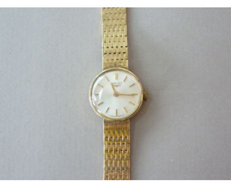 A 1960s lady's 9ct gold cased Longines wrist watch, having a Swiss made 17 jewel manual wind movement, with circular face and