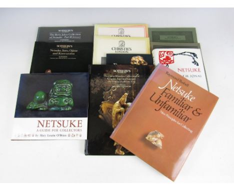 A quantity of books and catalogues pertaining to Netsuke and related Japanese art 