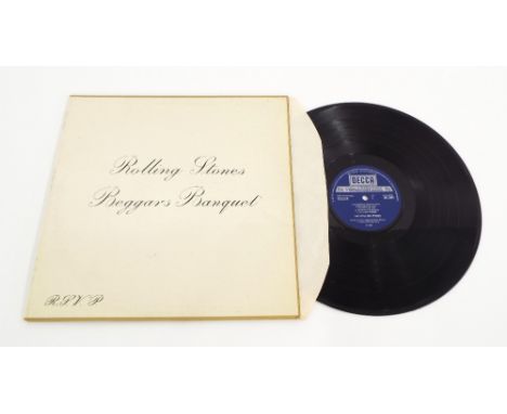 Rolling Stones - Beggars Banquet, SKL4955, stereo, boxed Decca label, cover EX, vinyl VG