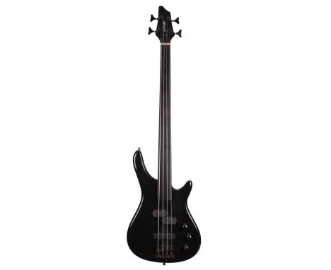 Stagg fretless bass guitar, gig bag; together with a Peavey Rage guitar amplifier (2)