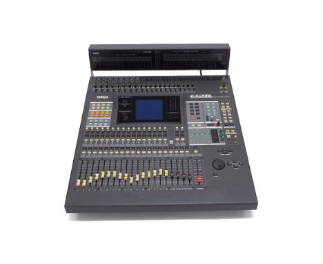 Yamaha 02R digital recording console, made in Japan, ser. no. NL01183; together with addition???? Yamaha model MB02 peak mete