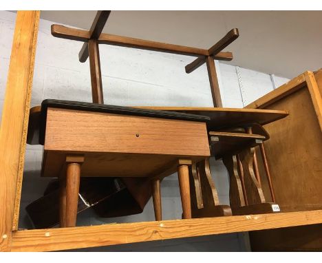 Shelf of assorted, occasional furniture