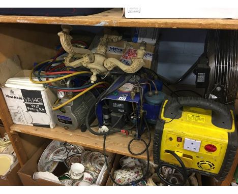 Quantity of tools, pump, fan etc.