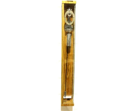Modern Kieninger single weight chiming wall clock. Condition report: Good condition no marks or chips or cracks to the glass 