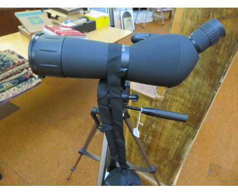 Bresser 20-60x60 spotting scope with tripod &amp; soft case 