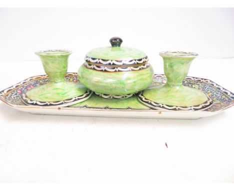 New hall hanley boumier ware dressing table set