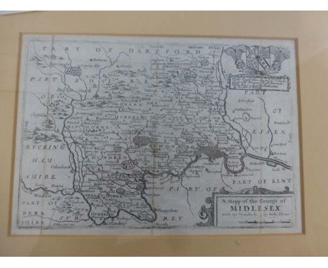 Blome R. : Mapp of the County of Midlesex, Mapp of the County of Surrey and Mapp of the County of Sussex C.1720, possibly fro