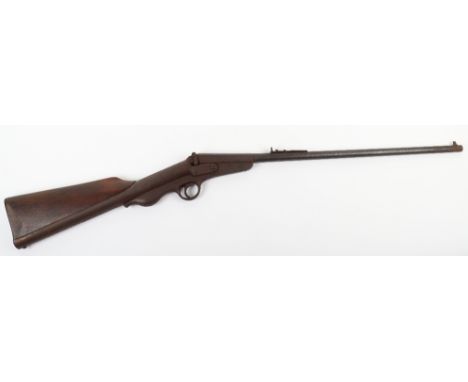 Scarce Britannia .177 Barrel Cocking Air Rifle No. 2221, octagonal breech stamped Coxs Patent C G Bonehill sole manufacturer 