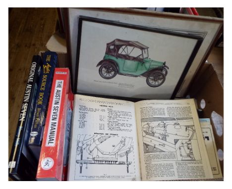 Austin Seven related items, including Purves (Bryan) The Austin Seven Source Book, Woodrow (Doug) The Austin Seven Manual, Th