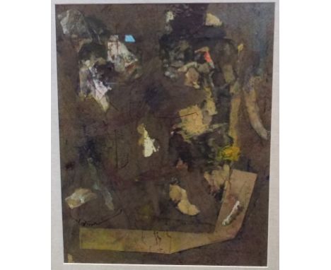 Austin Cooper, The Veil of Wealth, mixed media, inscribed and dated 1949 verso, 38 x 30.5 cm