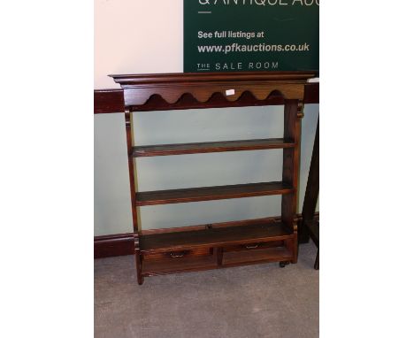 Ercol style wall rack
