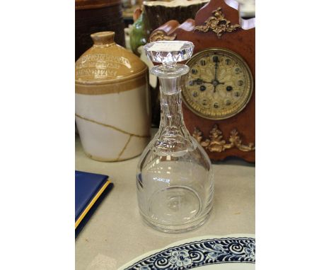 Orrefors glass Queen Elizabeth decanter