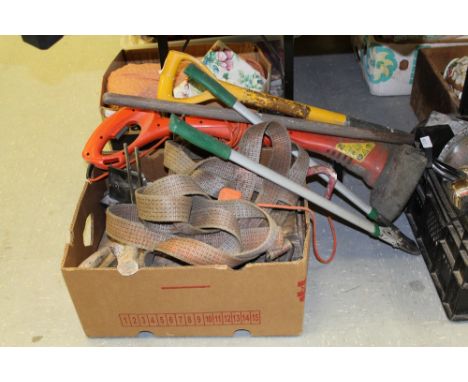 Quantity of garden tools etc