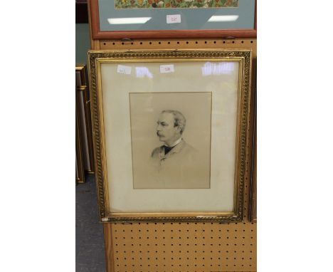 Portrait of a gentleman in gilt frame