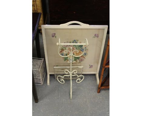 Fire screen, toilet roll holder etc