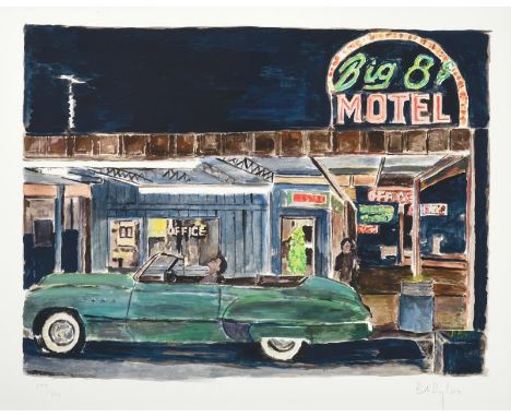 Bob Dylan (b.1941) American ''Staring at the Moon'' Signed and numbered 279/295, giclee print, from ''The Beaten Path'', 2017