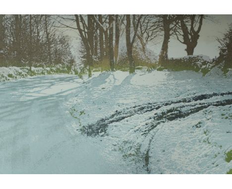 AFTER MARY BERESFORD WILLIAMS "Snow tracks", unframed limited edition lithograph, No'd. 26/75, signed and dated '81 lower rig