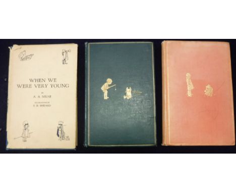 A A MILNE "Winnie the Pooh" with decorations by Ernest H Sheppard, published Methuen &amp; Co. Limited London 1926 (first edi