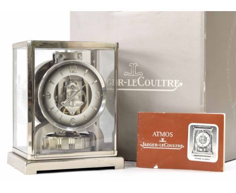 Rare Jaeger-LeCoultre limited edition commemorative&nbsp;Atmos clock made to&nbsp;celebrate the silver jubilee of Her Majesty