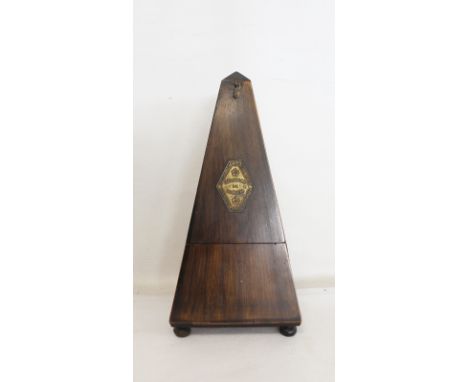Antique Maelzel French metronome number 28277 in wooden case.
