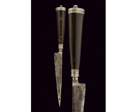 dating: Second half of the 18th Century provenance: Genova, Triangular, single-edged blade, with a hole at the tip, some pitt