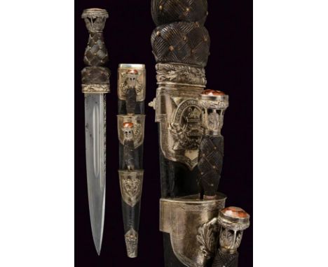 dating: 1928 provenance: Scotland, Straight, single-edged blade with two fullers and nicked back, marking 'PETER HENDERSON MA