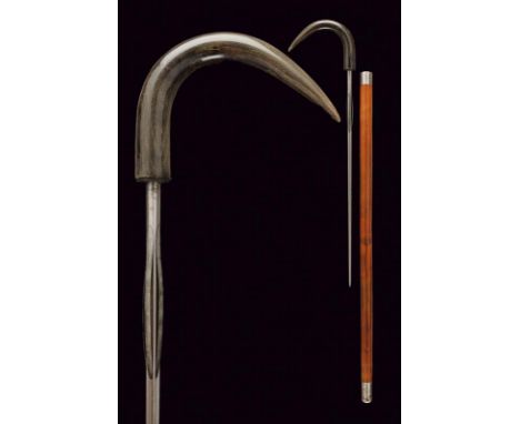 dating: Late 19th Century provenance: Europe, Straight blade of cruciform shape, provided with locking system at the forte, m