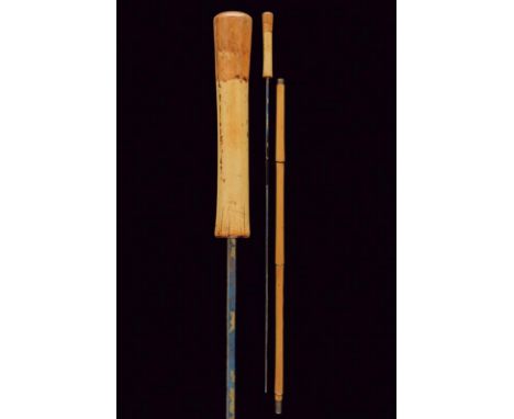 dating: Late 19th Century provenance: Europe, Straight blade of square section, sharpened, with remains of blueing at the for