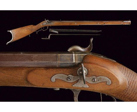 dating: Mid 19th Century provenance: Swiss, Octagonal, rifled, 18 mm cal. barrel, with traces of old finishing, with fore-sig