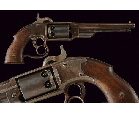 dating: Third quarter of the 19th Century provenance: USA, Octagonal, rifled, cal. 36 barrel, provided with fore-sight; smoot