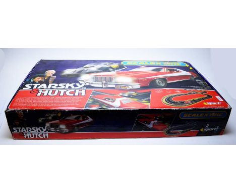 Scalextric Starsky &amp; Hutch Advanced track system, contained in box.