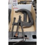 LOT - (3) BESSEY 8" C-CLAMPS