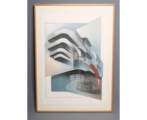 RICHARD DAVIES (b.1944), Governor Building Miami Beach, artist's proof screen print, signed and inscribed in pencil, dated 19