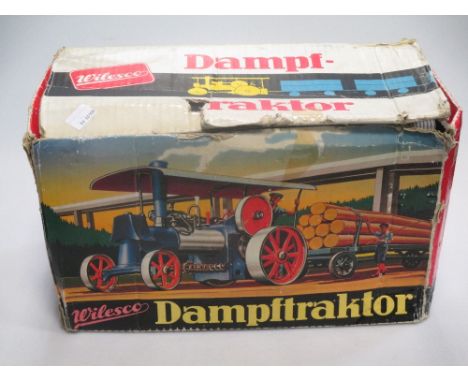 A D409 Wilesco spirit fired live steam Showman's engine, boxed, a road-roller, a vertical steam plant, a D40 Showmans engine,