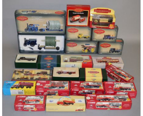 Good quantity of assorted diecast models: six Corgi Vintage Glory of Steam; 14 x British Railways related models, mostly Corg