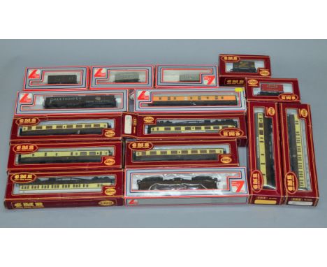 OO gauge assorted rolling stock x 15 by Lima and GMR all appear good in poor to good boxes