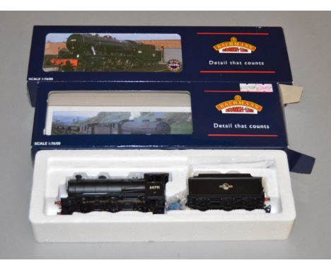 OO gauge. Two Bachmann tender locomotives: 31-862 .0-6-0 J39 64791 BR black late crest with stepped tender; 32-251 WD 2-8-0 A