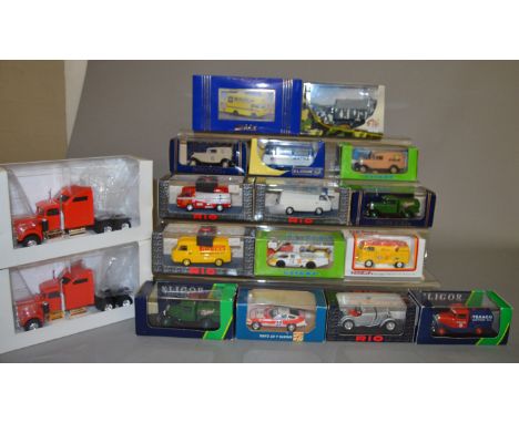 15 x 1:43 scale diecast model cars by Eligor, Rio and similar. All boxed, conditions vary.