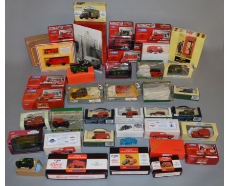 38 x Post Office and Royal Mail related diecast models, by Corgi, Lledo and similar. Mostly VG but conditions vary, all boxed