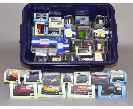 Very good quantity of Oxford Diecast models, 1:76 railway scale, includes Commercials, Automobile Company, etc. Boxed, overal