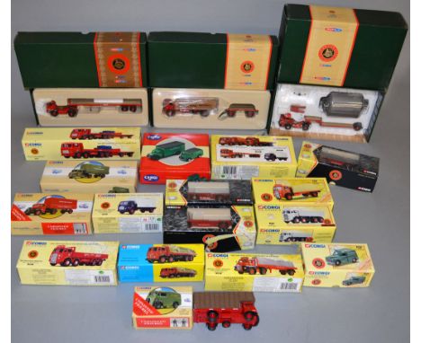 18 x boxed Corgi diecast models, all British Road Services related, includes three Premium Editions. Together with one unboxe