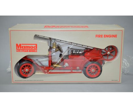 Live steam. Mamod FE1 Working Steam Model Fire Engine. VG, boxed.