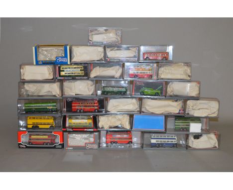 30 x Corgi Original Omnibus Company diecast model buses. Overall appear VG, boxed.