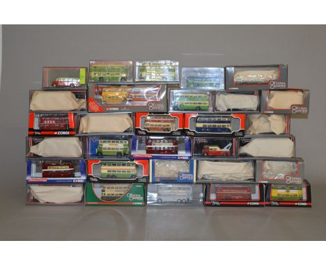 30 x Corgi Original Omnibus Company diecast bus models. Overall appear VG, boxed.