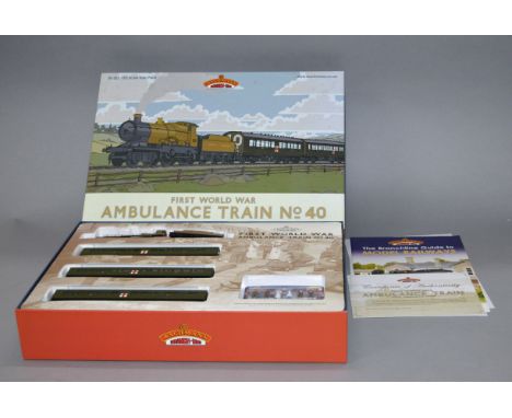 OO gauge A rare Bachmann First World war Ambulance train Mint boxed with certificate number 0448 of this special commemorativ