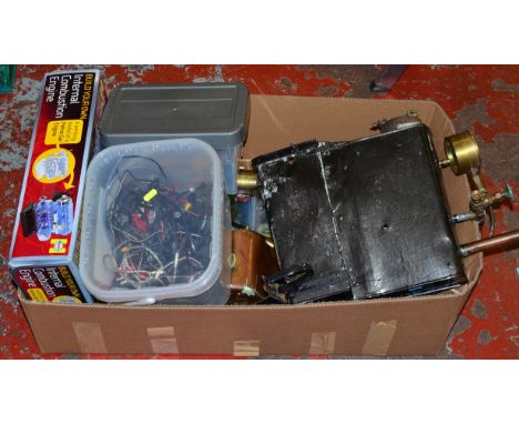 Excellent lot of steam and hot-air engine related spares and accessories. Viewing recommended.